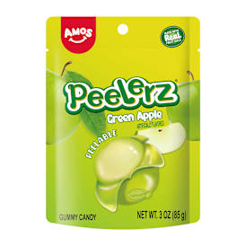 Peelerz® Green Apple Peelable Gummy Candy 3oz