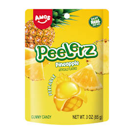 Peelerz® Pineapple Peelable Gummy Candy 3oz