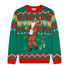 Party Santa Holiday Sweater