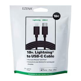 Ezena™ Lighting® To USB-C Cable 120in