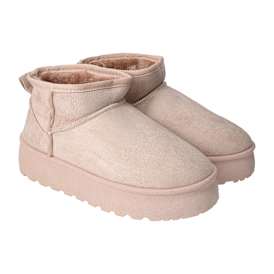 Ladies Cozy Sherpa Platform Boots