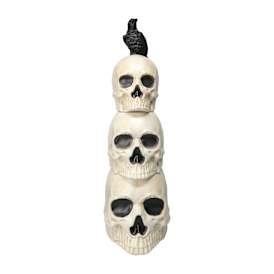 ★tow tow archive★ Hocus Pocus Bracelet Skull White TBH42AB Halloween Stackable Skulls 24in | Five Below